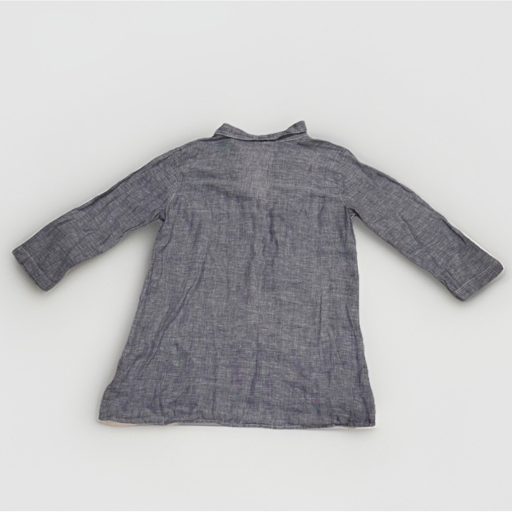 CP Shades Kendall Linen Tunic Blouse Top Size SMALL Lagenlook Coastal Minimalist - Picture 7 of 9